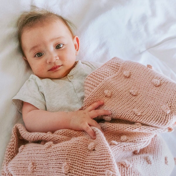 Baby Bobble Blanket Knitting Pattern