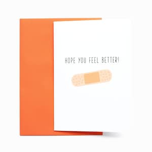 I Hope You Feel Better Greeting Card