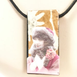 Necklace, Domino, Collage, Warm In Your Coat