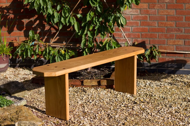 The Fine Wooden Article Personalised Engraved Solid Oak Garden Etsy