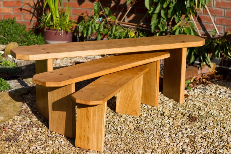 The Fine Wooden Article Personalised Engraved Solid Oak Garden Etsy