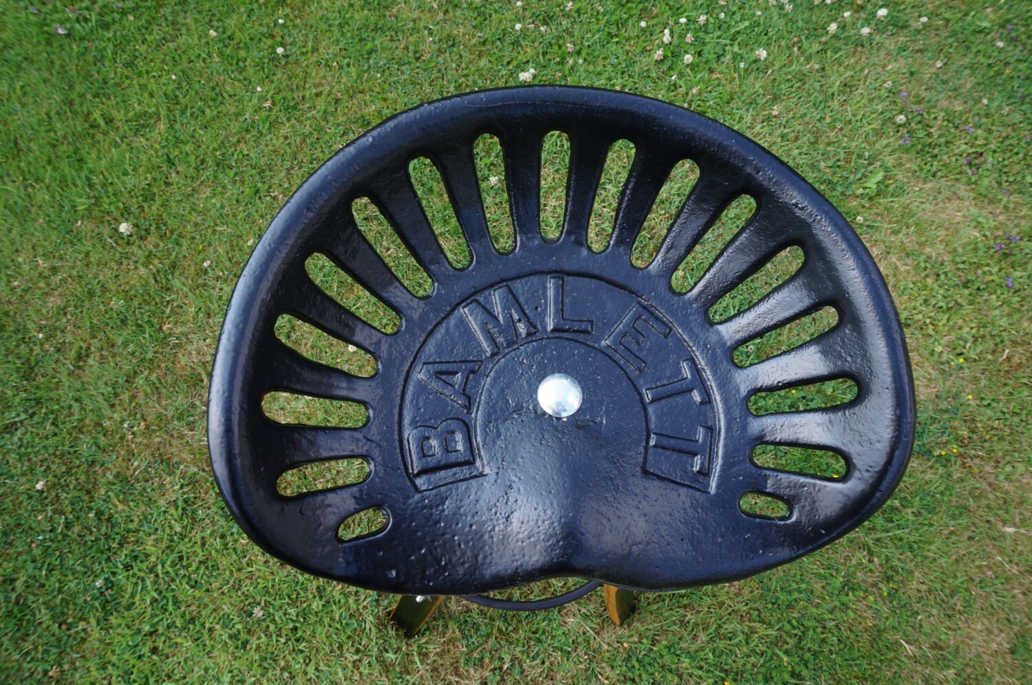 Vintage Cast Iron Tractor Seat Stool Etsy