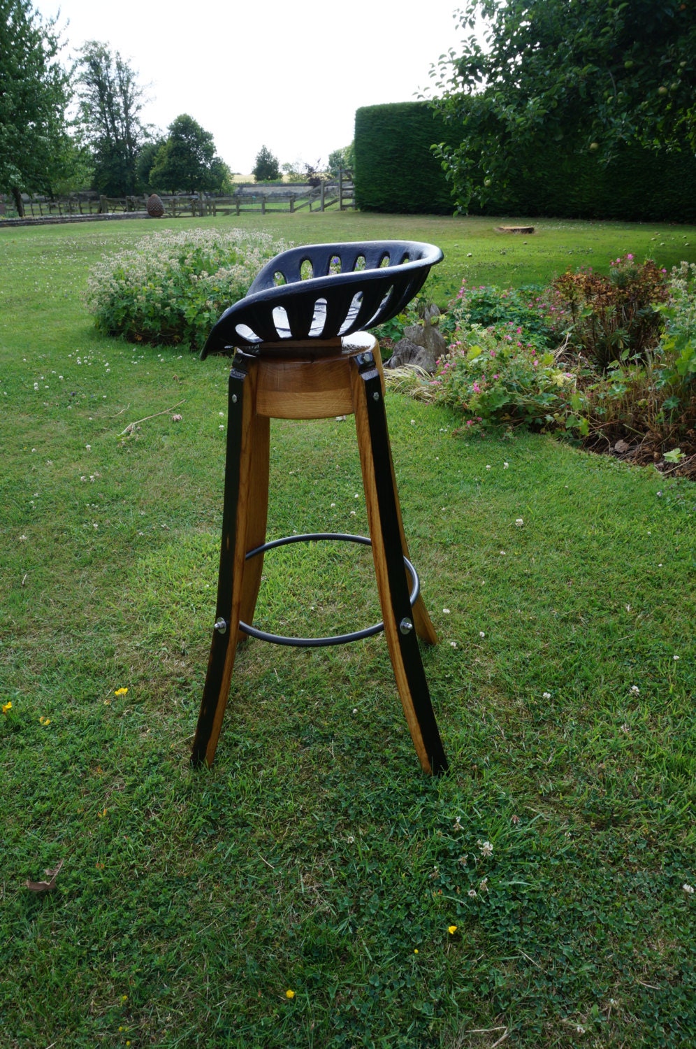 Vintage Cast Iron Tractor Seat Stool Etsy