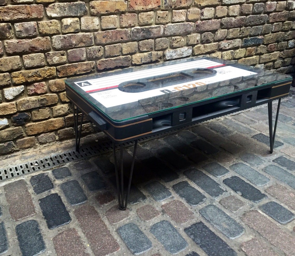 Wooden Cassette Tape Coffee Table,mixtape Coffee Table Etsy UK
