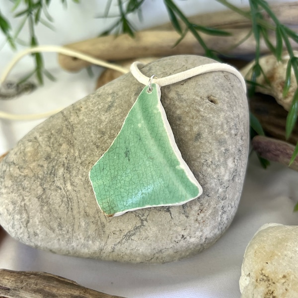 Mint Lake Michigan Beach Glass Necklace | Sea Glass Jewelry | Beach Glass Jewelry | Gift | Sea Glass Necklace | Genuine | Unique