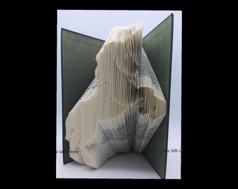 Fairytale Unicorn Book Folding Art Pattern (Digital Download)