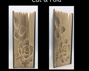Rose Book Folding Pattern: Cut & Fold (PDF Pattern)