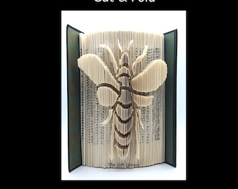 Book Folding PATTERN~Cut & Fold ~  Bee