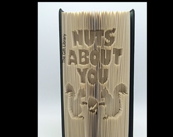 Cut & Fold Book Folding PATTERN~ Nuts about you