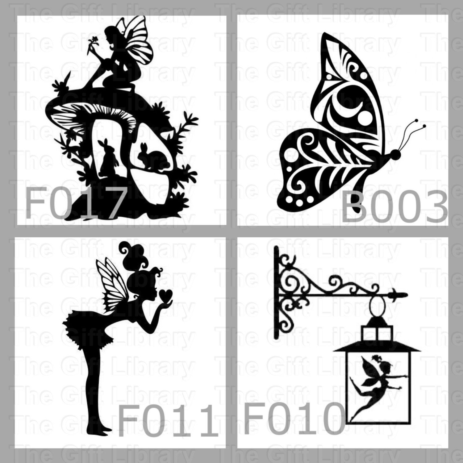 Fairy Vinyl Decals Stickers Adhesive Vinyl Silhouettes Etsy