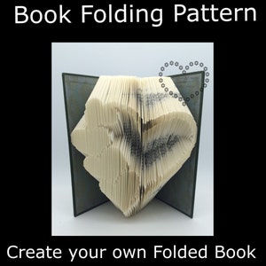 4 Hearts in Heart Book folding PATTERN