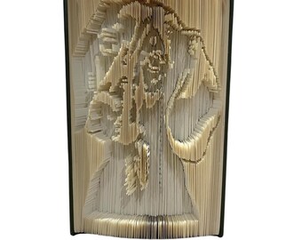 Patrón para doblar libros de Dachshund, Wiener Dog, Sausage Dog, Doxie, Badger, Dashie Dog - Cortar y doblar