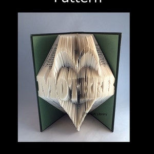 Mother Heart Book Folding PATTERN~Folded Book art Patterns~ PATTERN