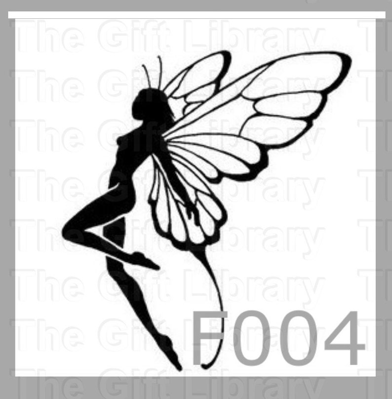 Fairy Vinyl Decals Stickers Adhesive Vinyl Silhouettes Etsy