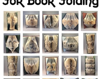 20 Book Folding Patterns: Folded Book Art (Digital Download)