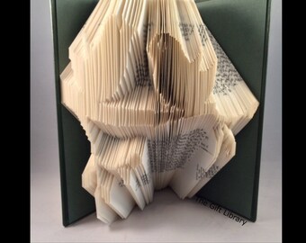 Birds on a branch Book Fold  PATTERN to create your own Folded book