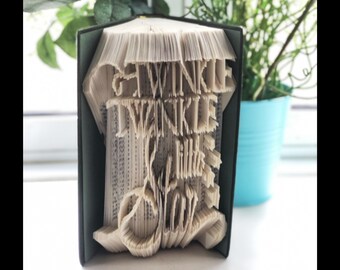 Patrón de plegado de Twinkle Book: Cortar y doblar (Patrón PDF)