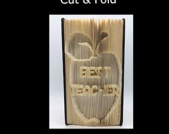 Book Folding PATTERN~Cut & Fold ~ Best Teacher