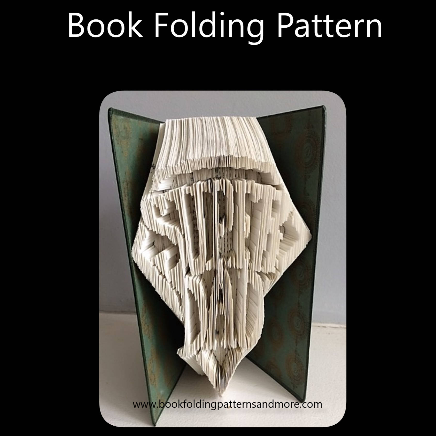 Folded File Patterns Cut & Fold Book Folding PATTERN Dad Fathers day Super dad | Etsy