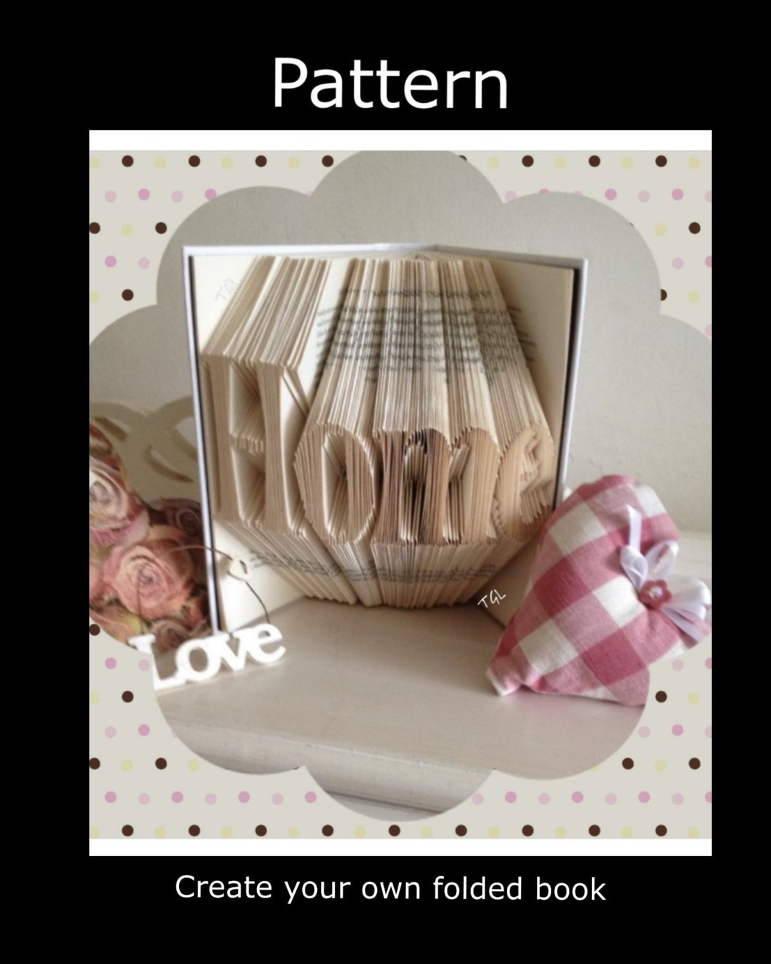 FOLDED BOOK Art-book Folding Pattern Home, a Pattern for Book Art ...