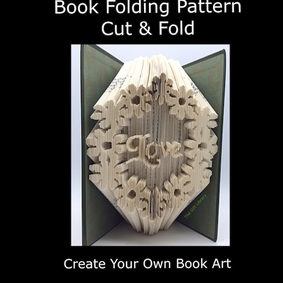 Book Folding Pattern Cut /& Fold You are my sunshine my only sunshine
