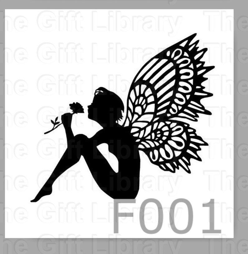 Fairy Vinyl Decals Stickers Adhesive Vinyl Silhouettes Etsy