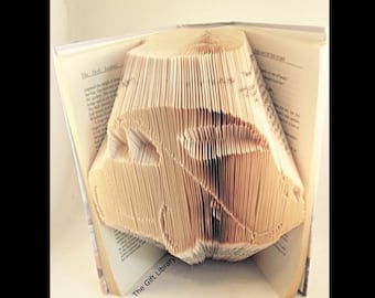 VW Beetle Book Fold  PATTERN to create your own Folded book