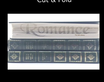 Patrón de plegado de libro romántico: Corte y plegado de sombras (patrón PDF)
