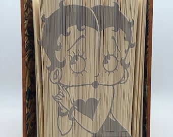 Betty Boop Book Folding Pattern: Measure, Mark, Cut (PDF Pattern)
