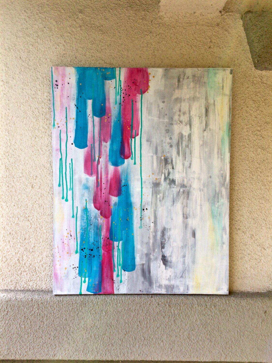 アクリルペイント抽象画 原画 acrylic abstract painting 9385c070f0afbd6e8eeaf09e873652