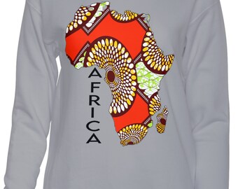 Sweat Shirt of African Map