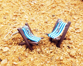 Transat de plage - Boucles d'oreilles