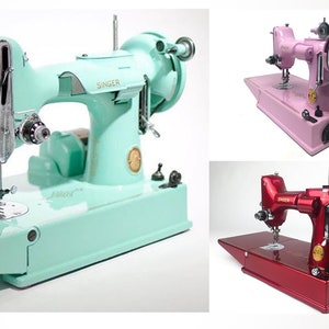 Singer Featherweight 221 Sewing Machine Custom Painted Color of Choice image 1