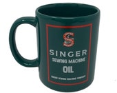 Singer Sewing Machine Oil Coffee Tea Mug