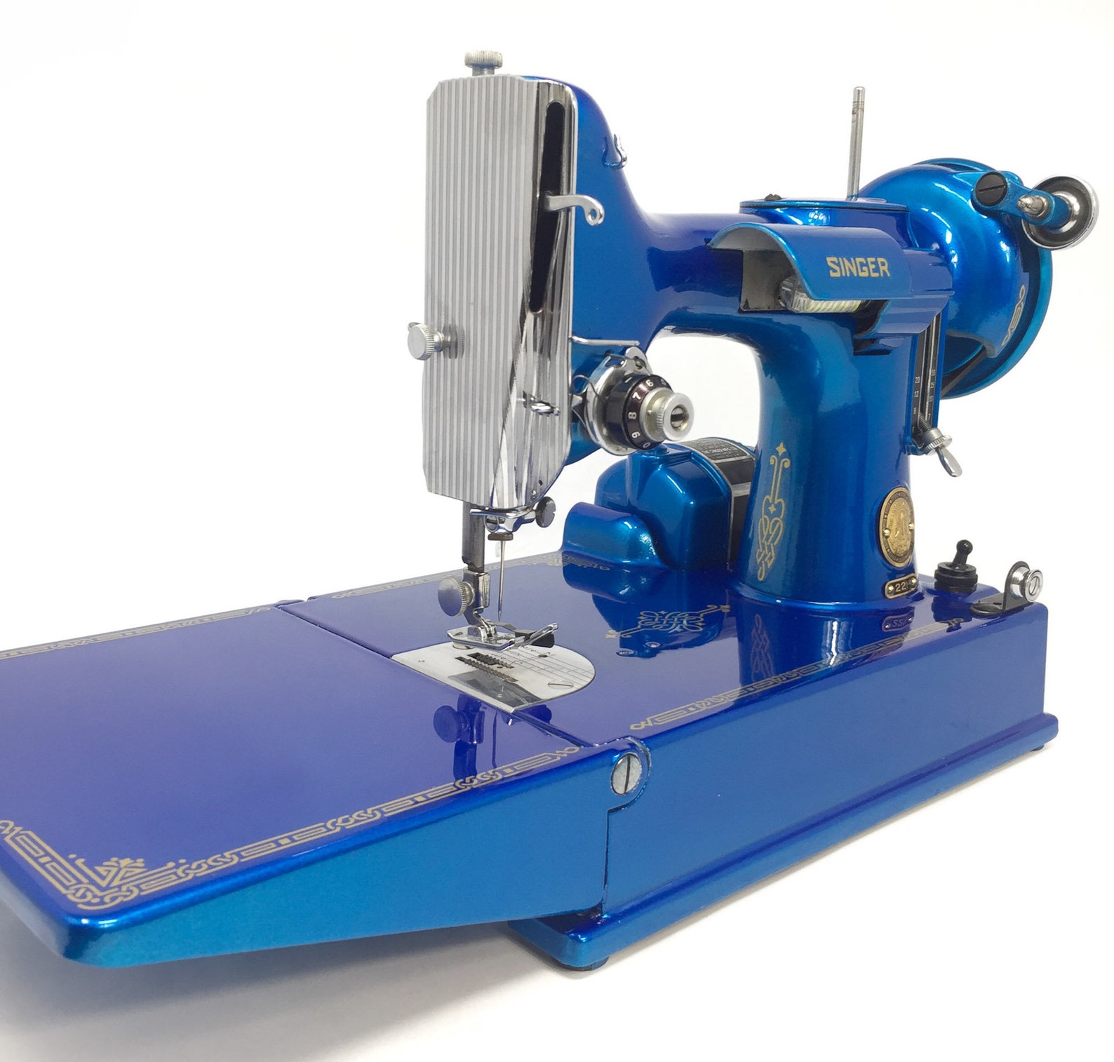 Singer Featherweight 221 Sewing Machine Custom Painted Color Etsy