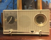 Vintage 1950 39 s Zenith Model L727 Vacumm Tube AM FM Radio Alarm Clock