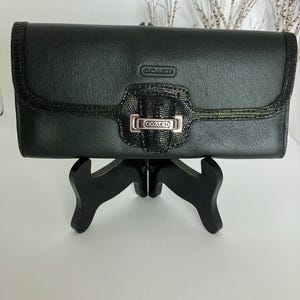 Portefeuille noir Coach vintage