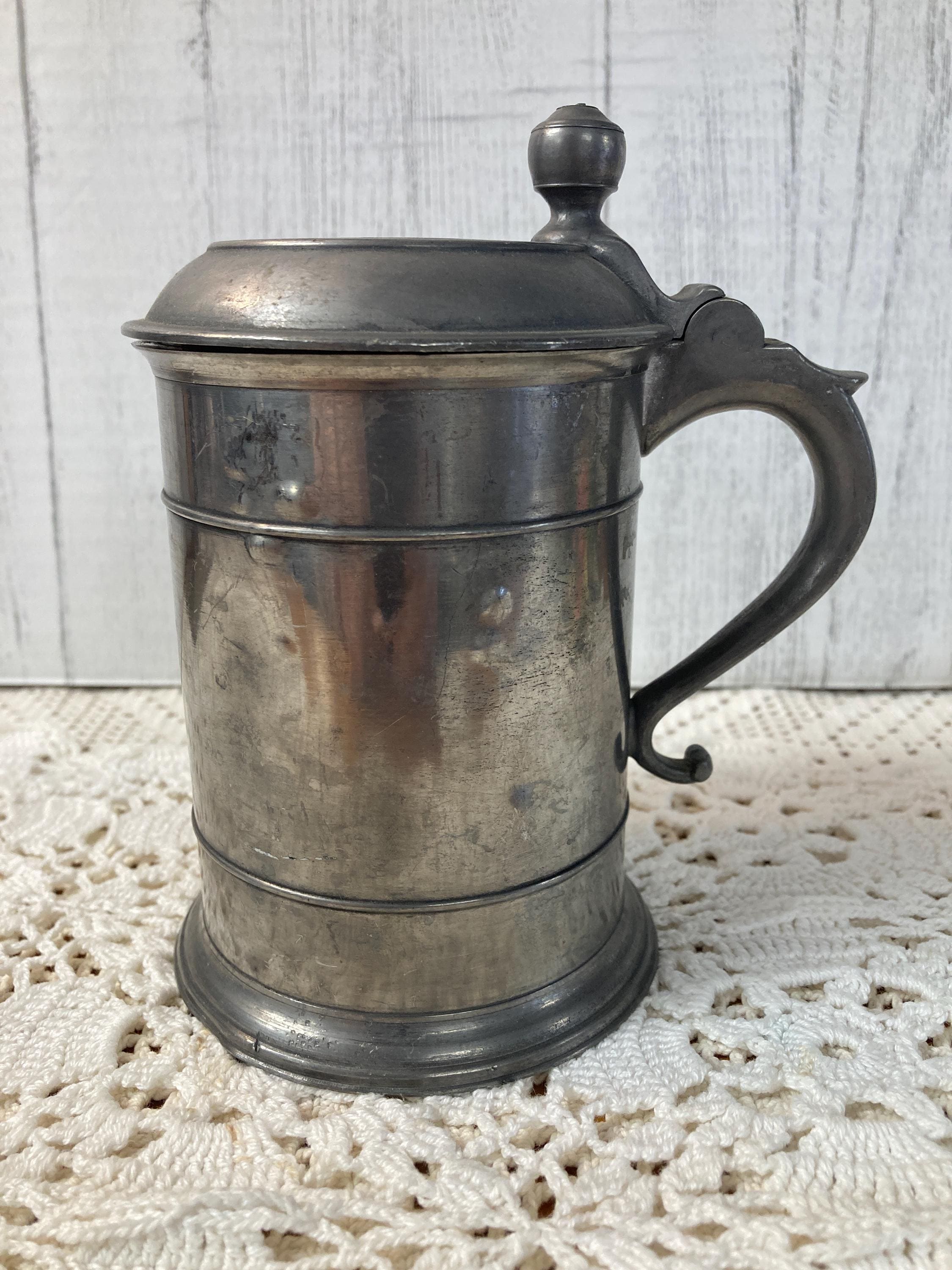 Antique pewter tankard - Etsy 日本