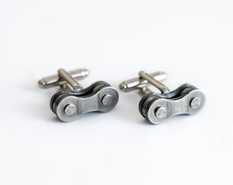 Bicycle Cufflinks, Birthday or Anniversary Gift for Cyclist, Bicycle Enthusiast Gift, Gifts for Groom or Groomsmen