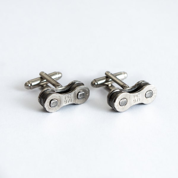 Bicycle Chain Cufflinks, SRAM Bicycle Chain, Birthday Gift for Cyclist, Unique Bicycle Gift, Mountain Bike Cufflink