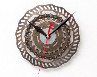 Unique Bike Wall Clock, Industrial Wall Clock, Steampunk Wall Clock, Unique Wall Clock, Large Wall Clock, Bicycle Clock, Industrial Decor