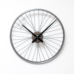 Bicycle Wheel Clock, Bicycle Wall Clock, Large Wall Clock, Unique Wall Clock, Large Wall Clock, Bike Clock, Oversized Clock, Big Wall Clock