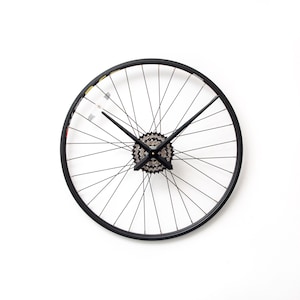 Bicycle Wheel Clock, Bicycle Wall Clock, Large Wall Clock, Unique Wall Clock, Large Wall Clock, Bike Clock, Oversized Clock, Big Wall Clock