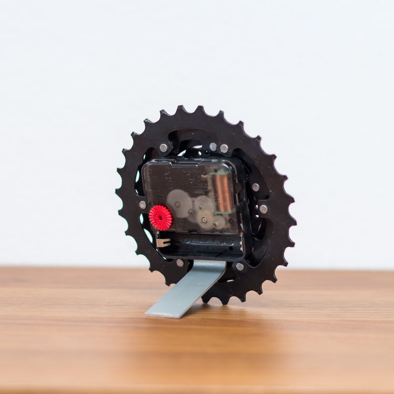 Steampunk Desk Decoration, Bicycle Desk or Wall Clock Made Out of Bike ...