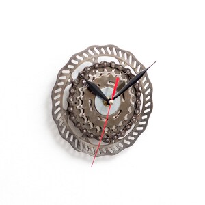 Unique Bike Wall Clock, Industrial Wall Clock, Steampunk Wall Clock, Unique Wall Clock, Large Wall Clock, Bicycle Clock, Industrial Decor image 4