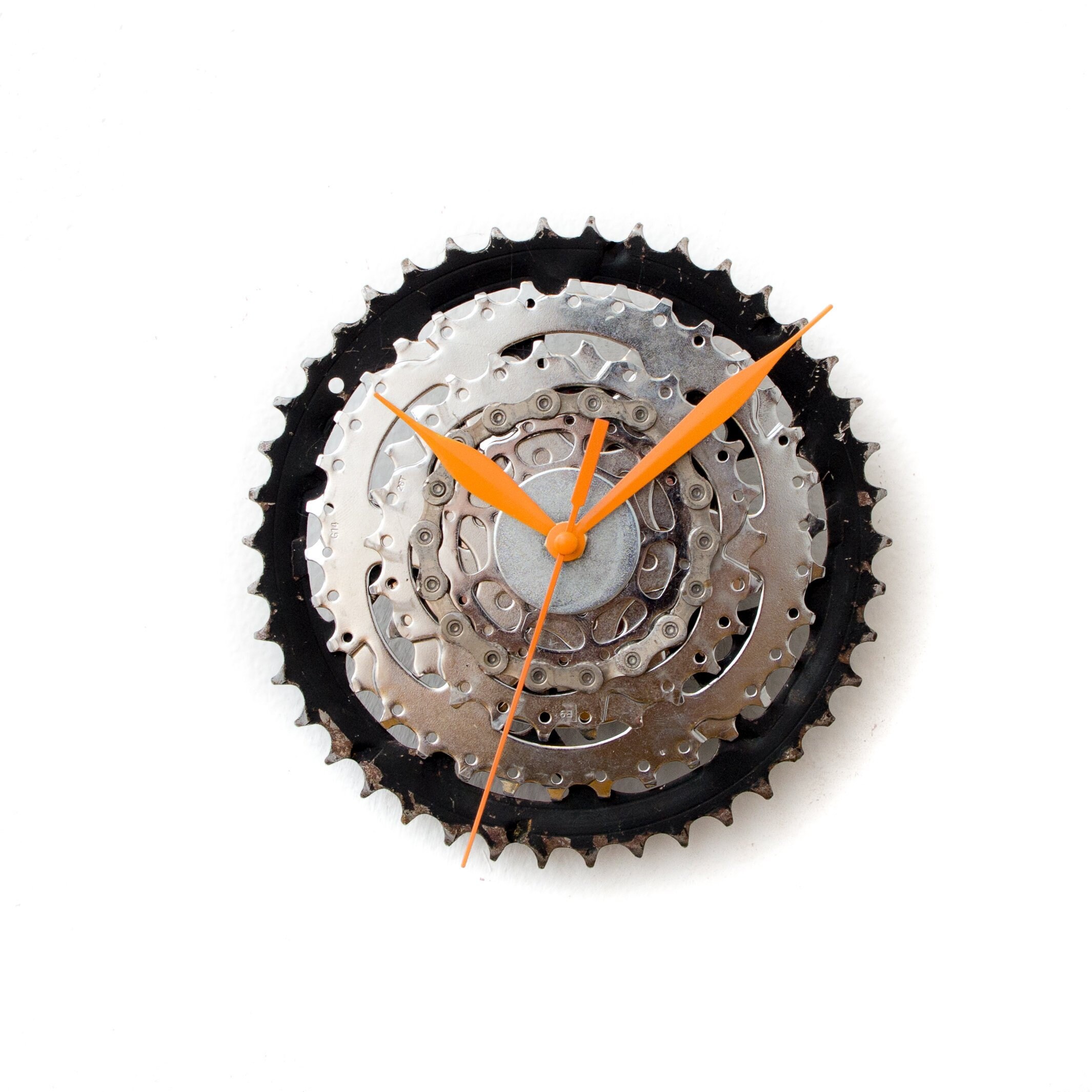 Bicycle Sprocket Clock Bike Wall Clock Bike Gift Cyclist Etsy