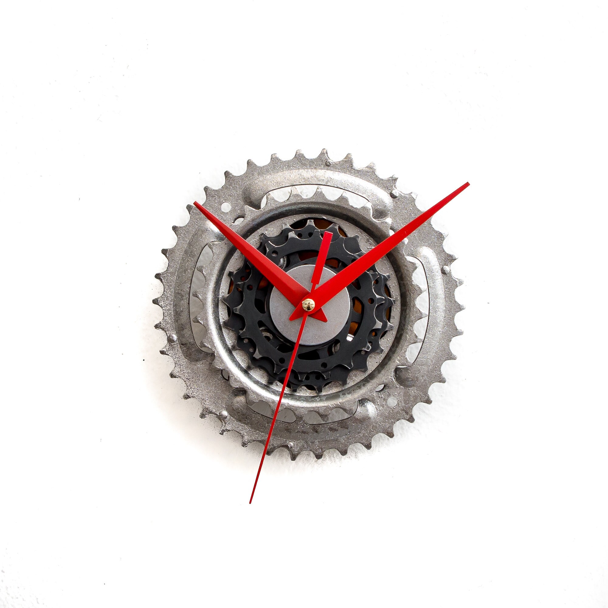 Bicycle Gears Clock Unique Cyclist Wall Decor Gift for Etsy