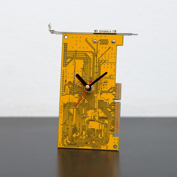 Circuit Board Clock Etsy
