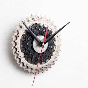 Bicycle Clock, Steampunk Bike Gear Clock, Bicycle Gear, Wall Clock, Recycled Bike Parts, Wall Clock, Cycling Clock, Cyclist Wall Clock image 6