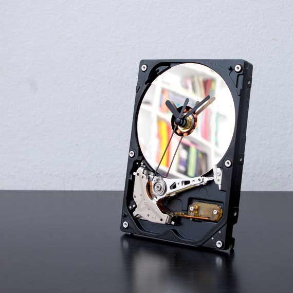 Hard Drive Clock Unique Clock Industrial Clock Birthday - Etsy